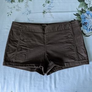Talula Starboard Shorts charcoal grey